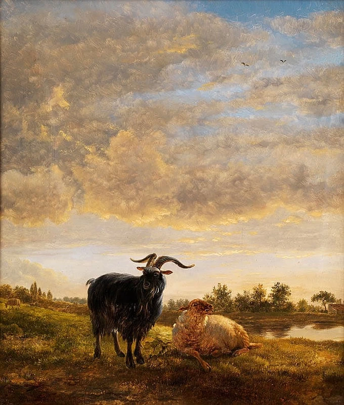 Balthasar Ommeganck - Capra e pecora